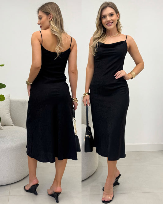 Vestido Cetim Cleonice 135975