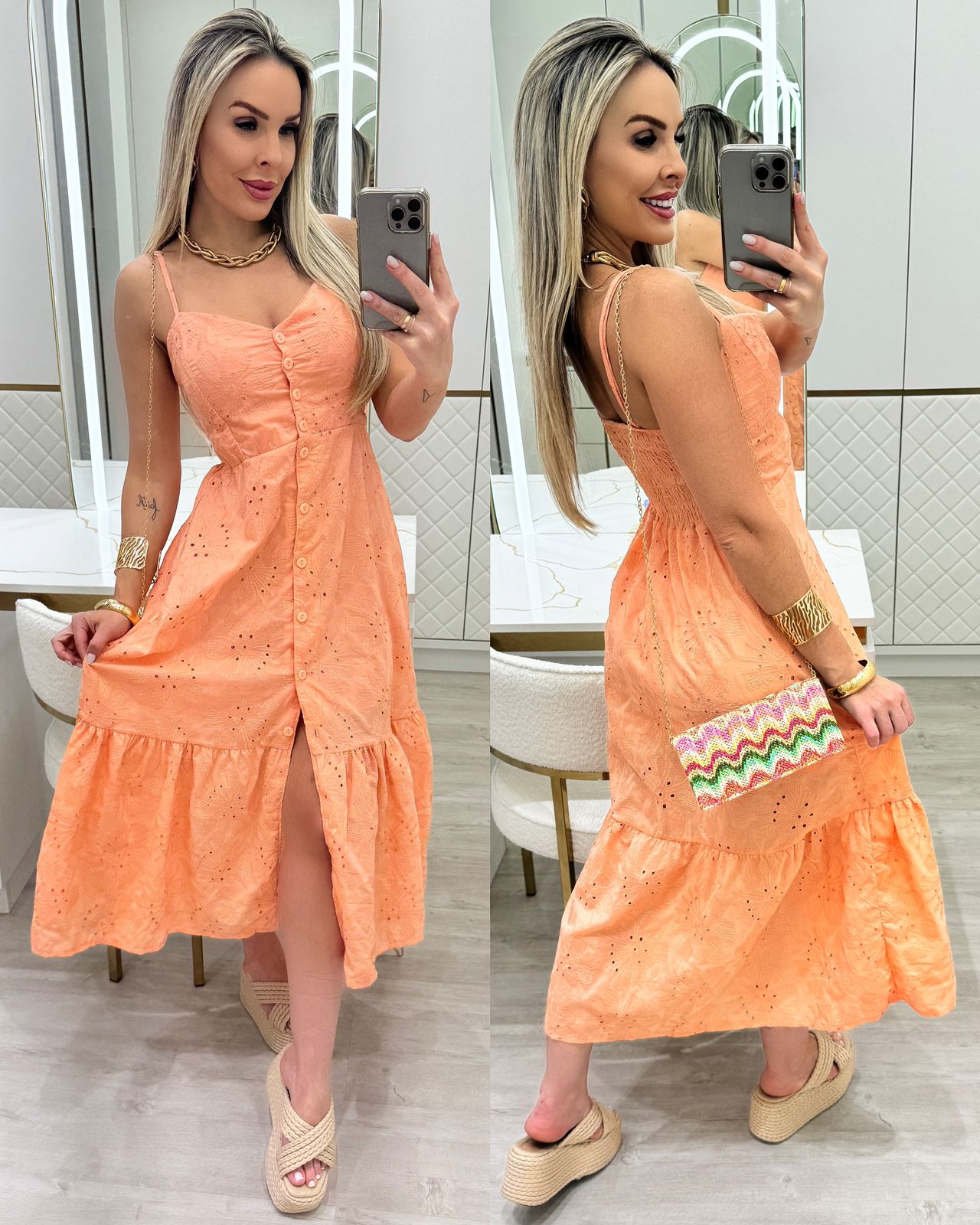 FULL SP- Vestido Amália Laranja 72916