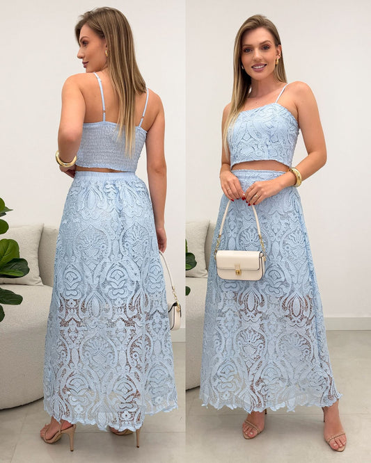 Conjunto Olga Azul 119752
