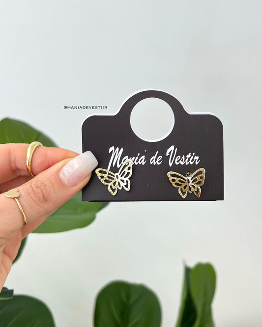 Brinco Butterfly Dourado 113600