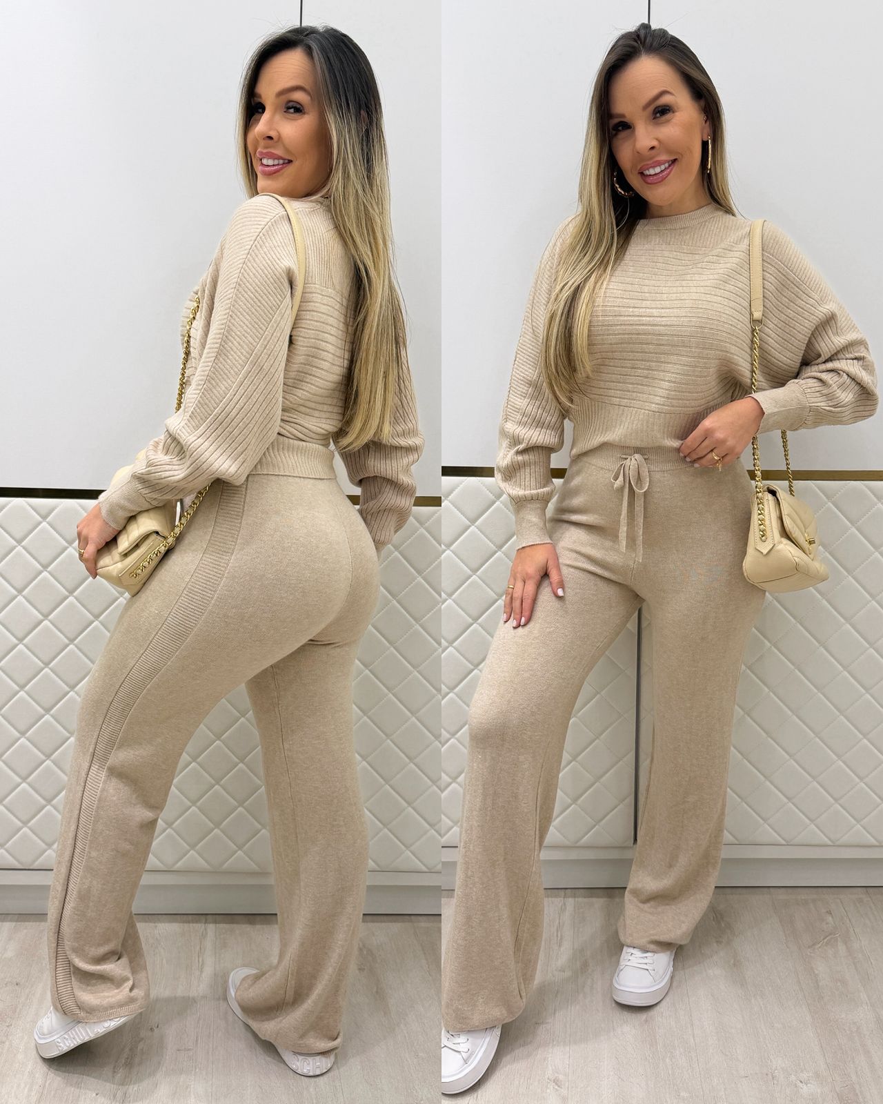 Conjunto Modal Viviane Bege Claro 134244