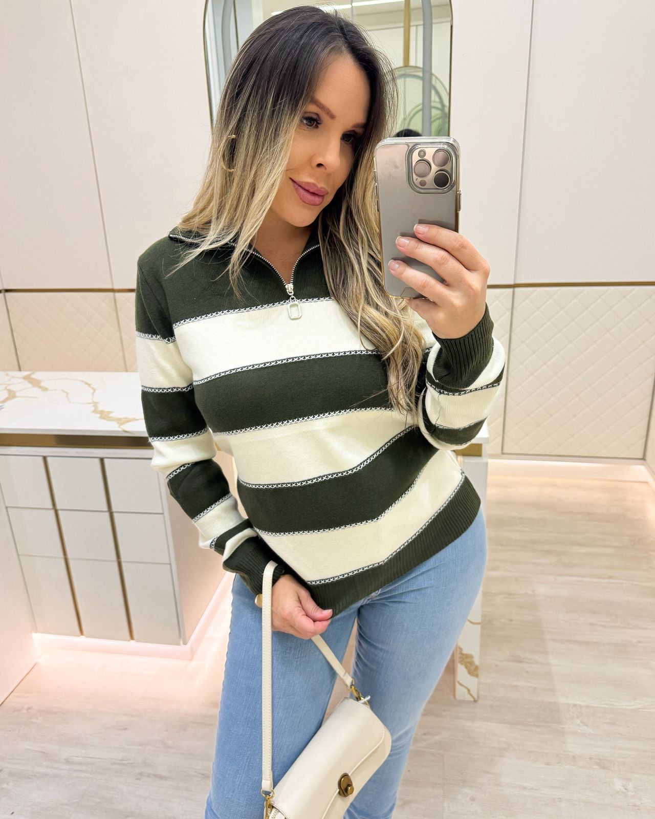Blusa Tricô Lumena Verde 133454