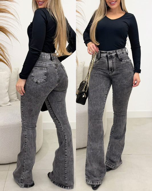 Calça Jeans Melinda Ravena 134704