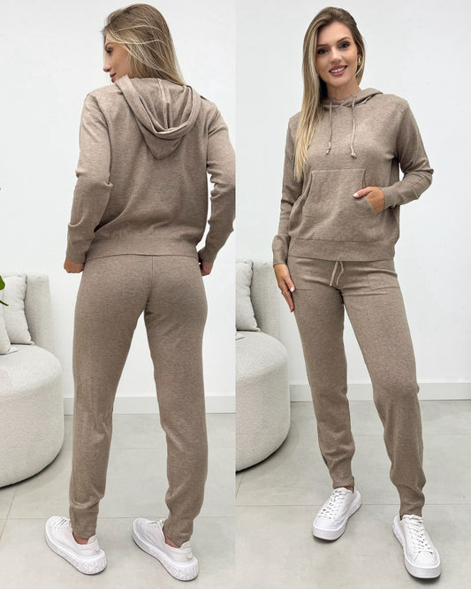 Conjunto Rafaela Bege Escuro 133242