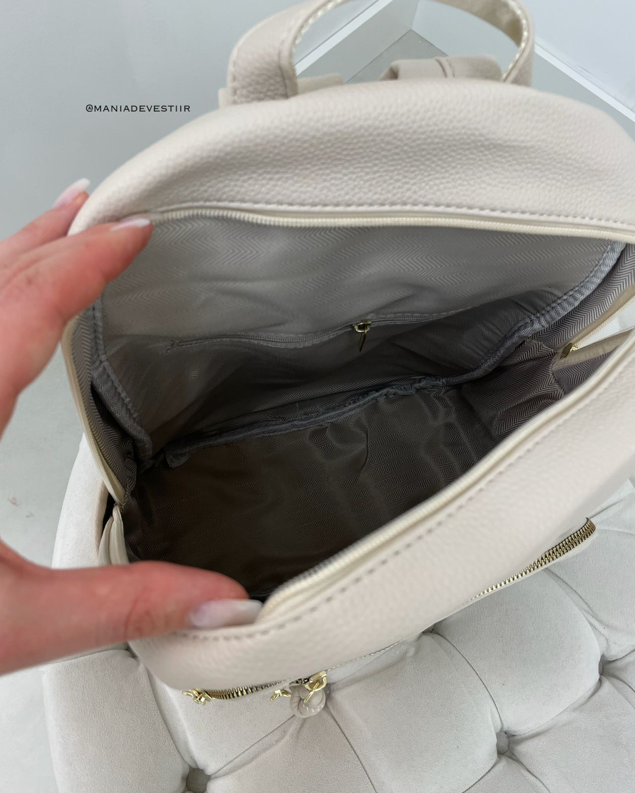 Mochila Maelle Creme 100286