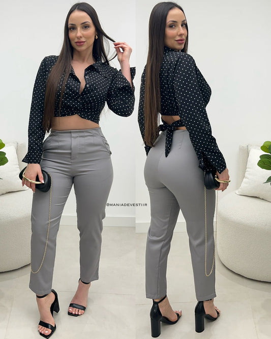 Calça Tainara Cinza 109784