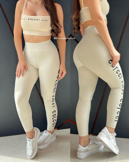 Calça Legging Colcci Bege 60715