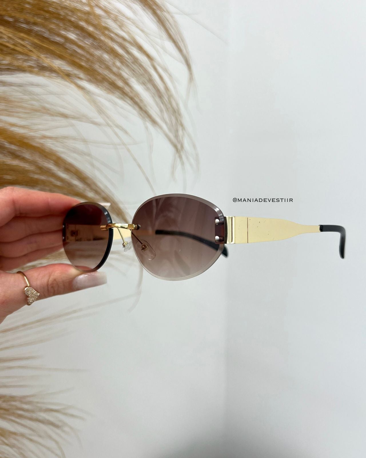 Óculos De Sol Pamela Marrom 113630