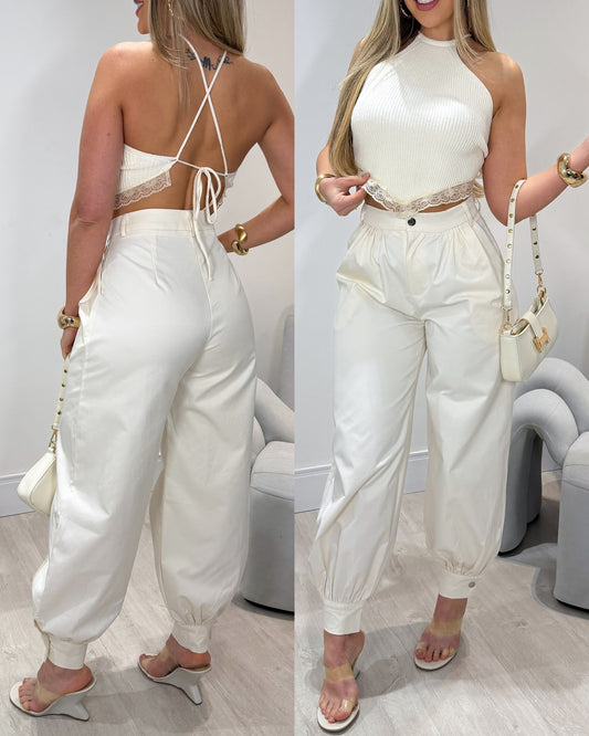 Calça Núbia Creme 135879