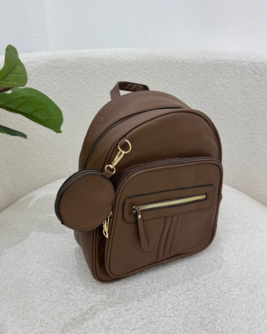 Mochila Mania Essenza Marrom 129161