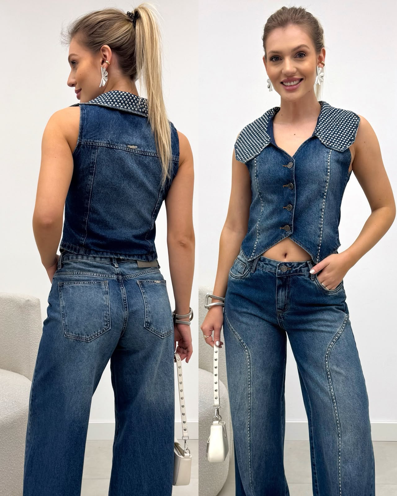 Colete Jeans Consciência Marcia 136124