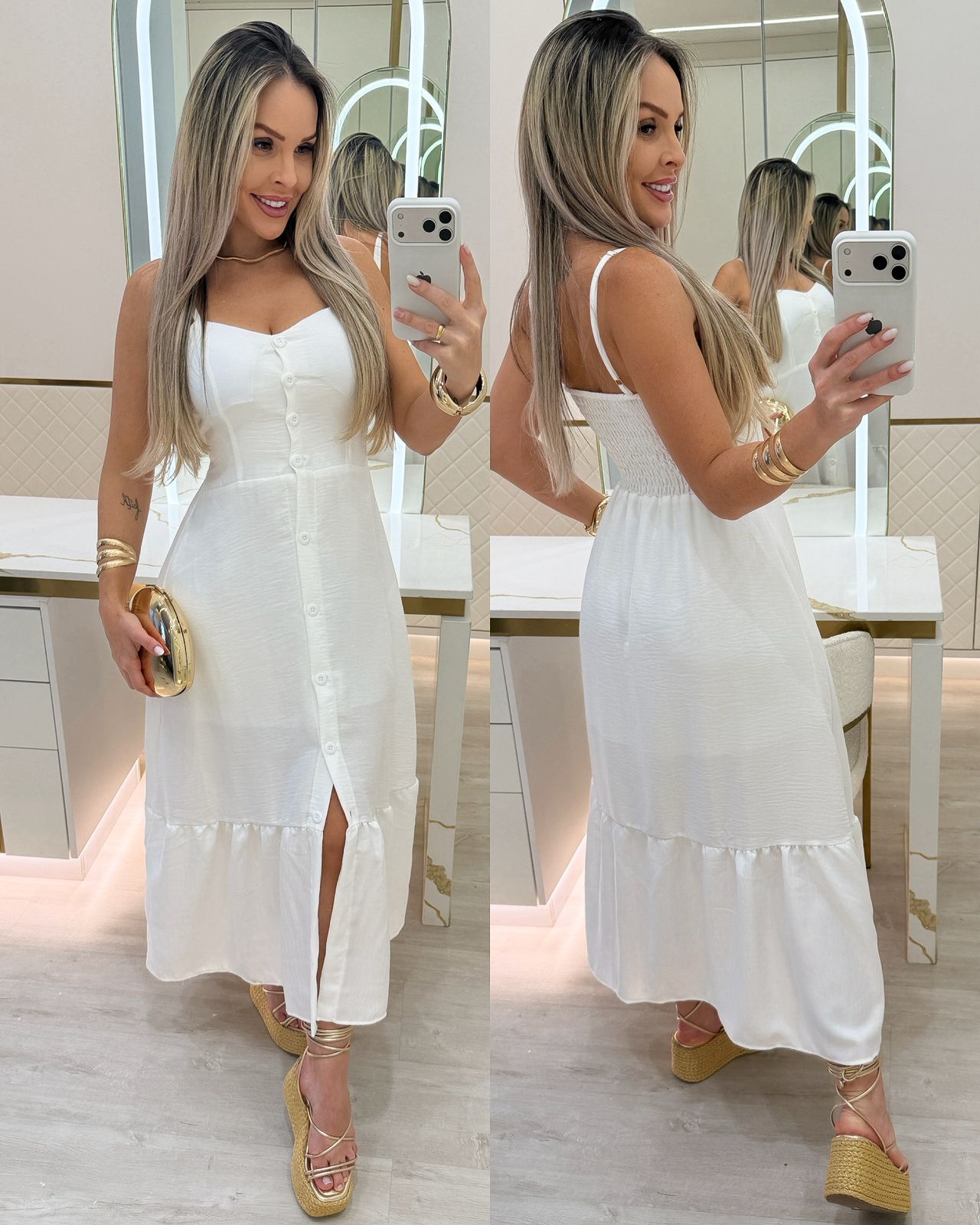 Vestido Berenice Branco 116209