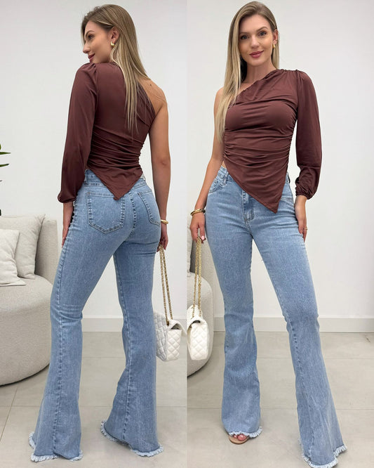 Blusa Emily Marrom 133481