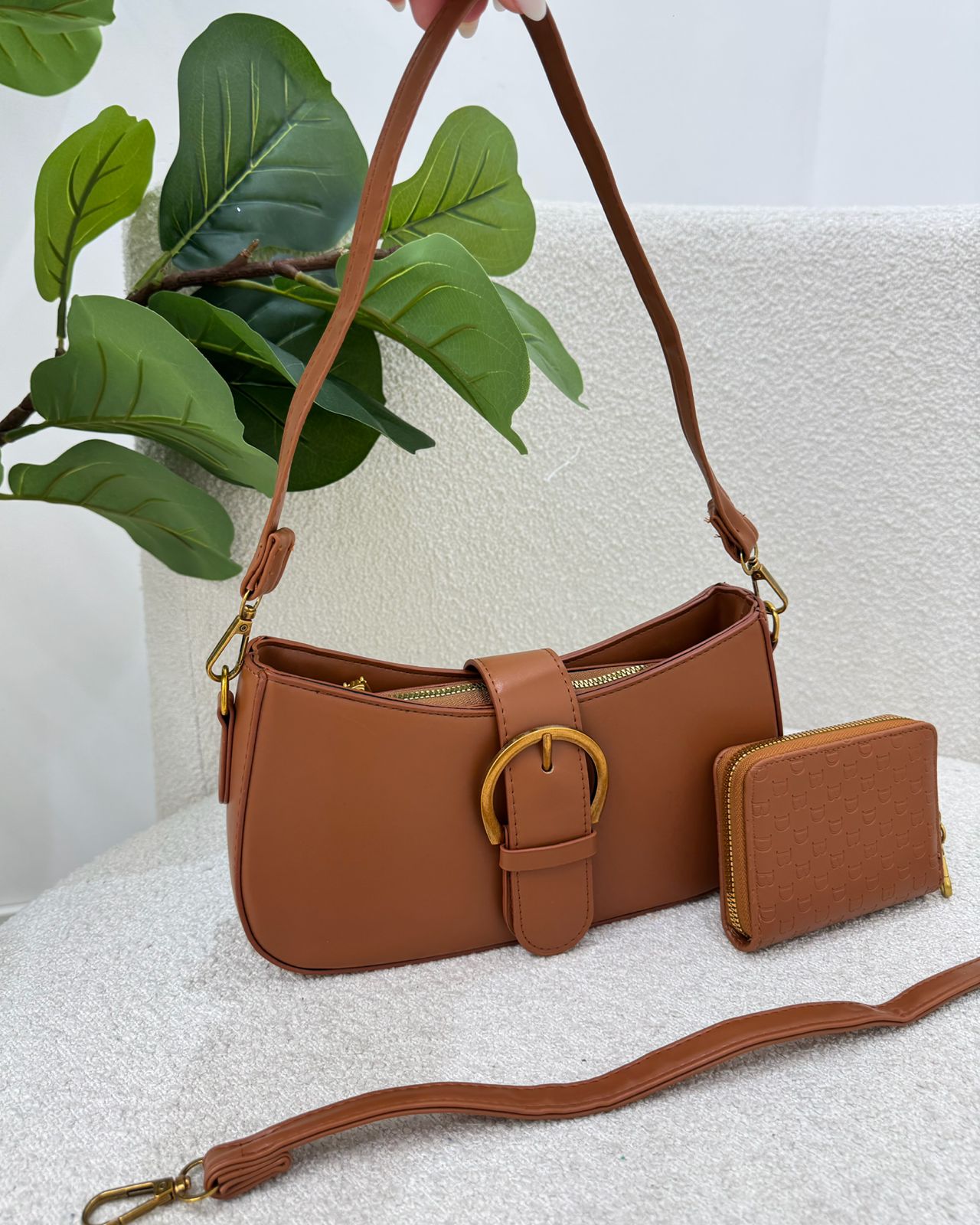 Bolsa Mania Essenza Marrom 129156