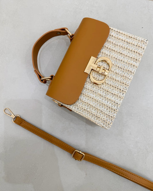 Bolsa Mania Essenza Palha 137711