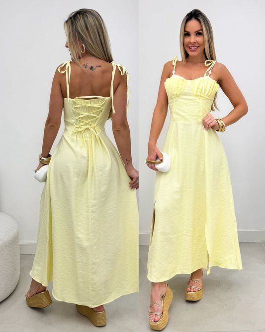 Vestido Eleonora Amarelo 109780