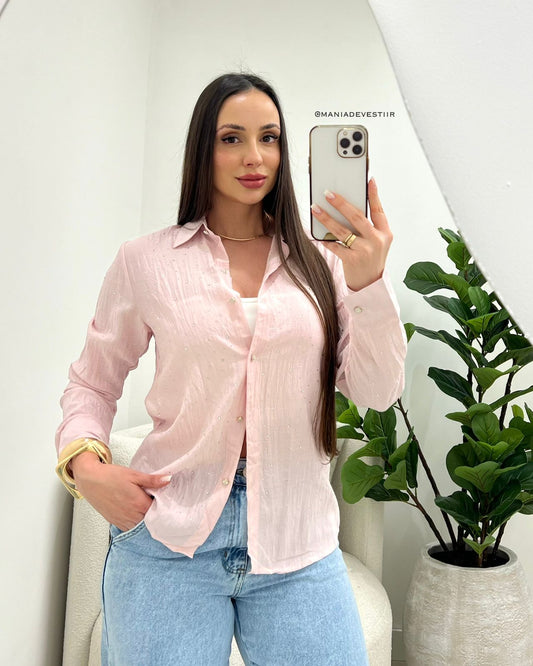 Camisa Tailini Rosa 106995