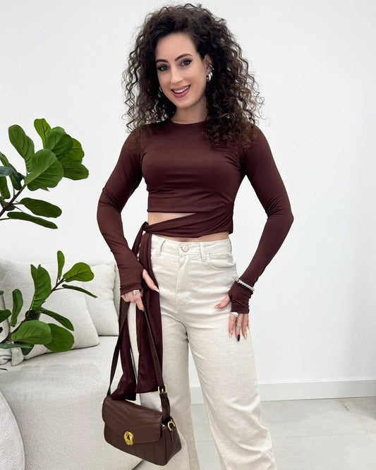 Cropped Alice Chocolate 133211