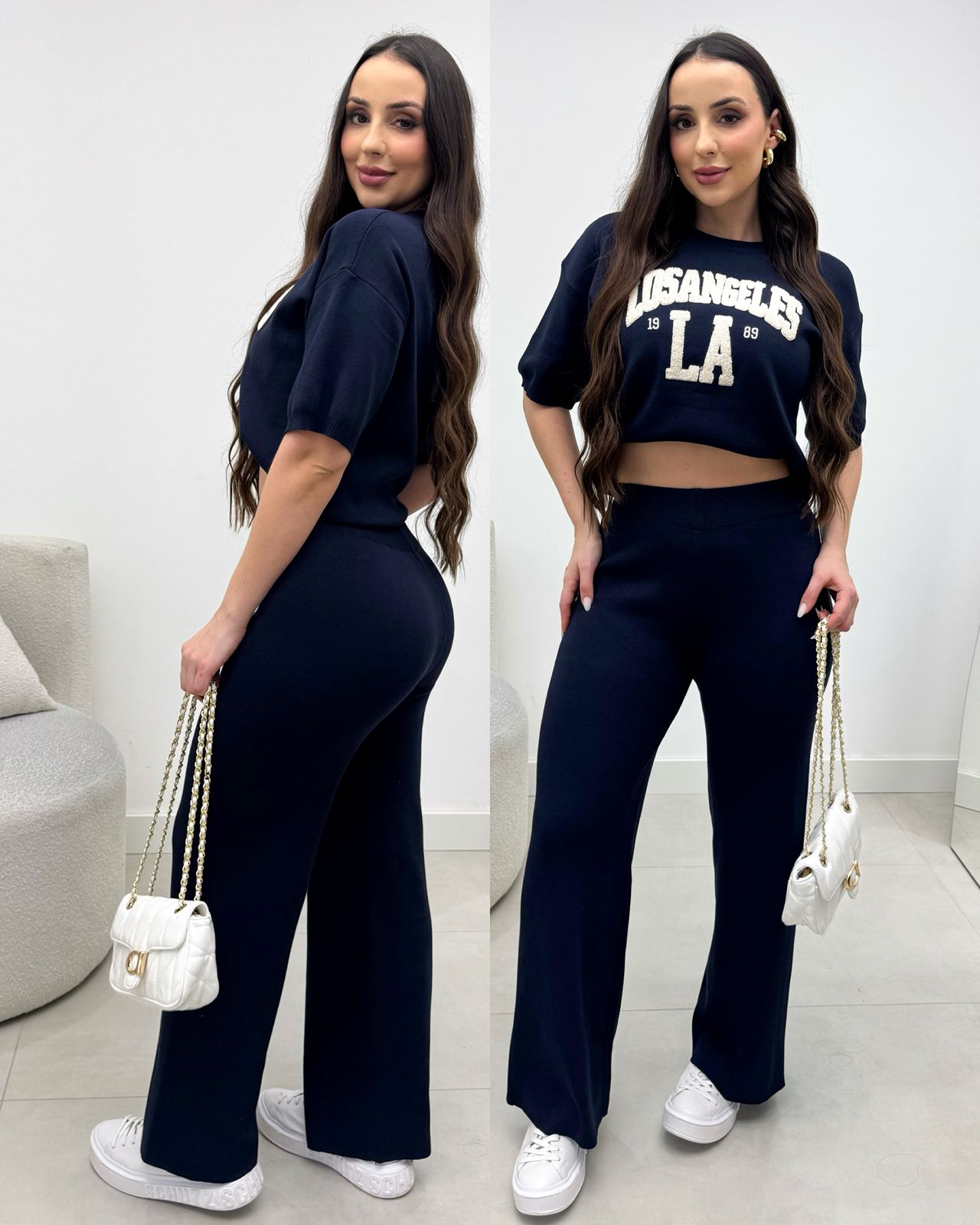 Conjunto Los Angeles Azul Marinho 136285