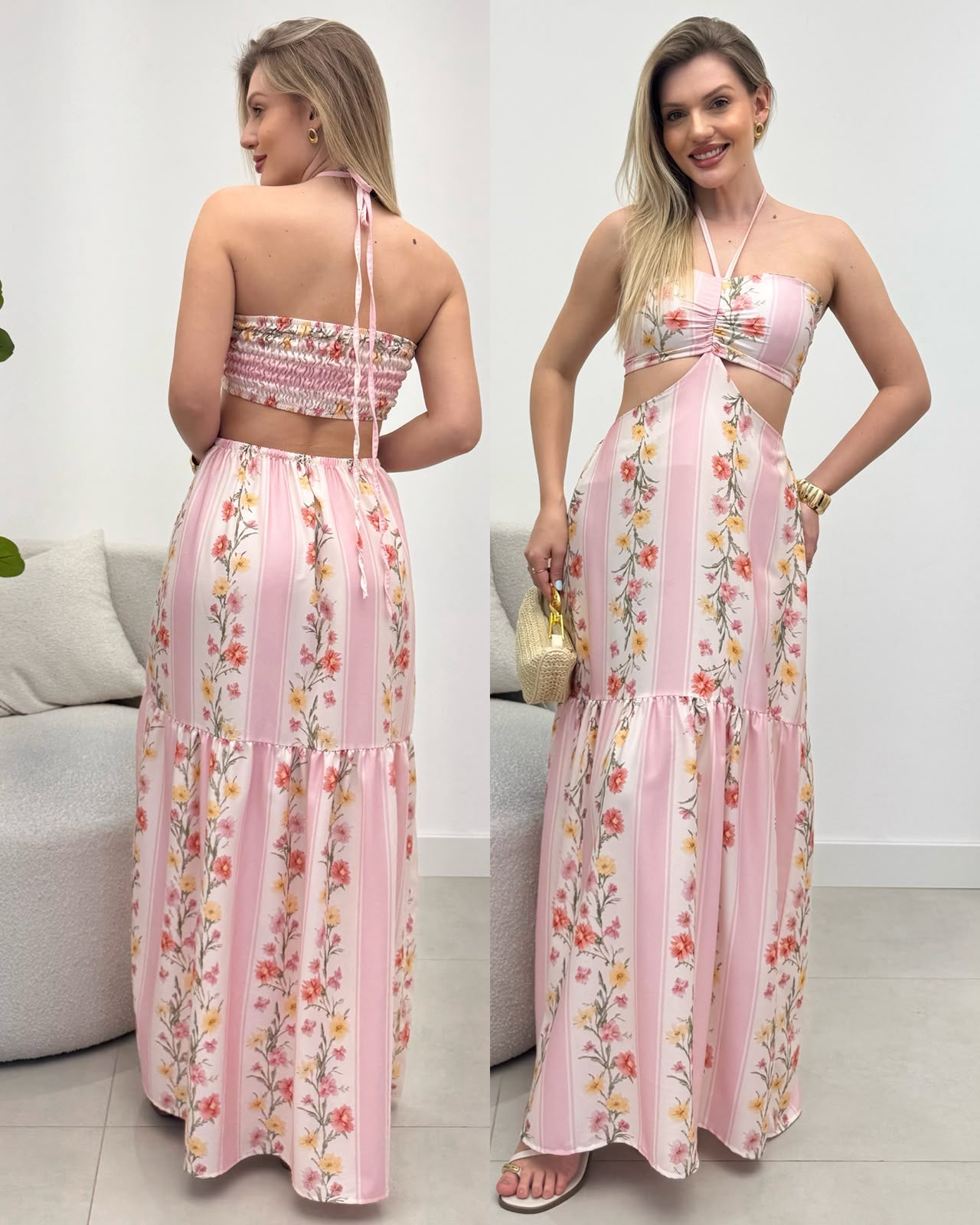Vestido Vitória Rosa 136561