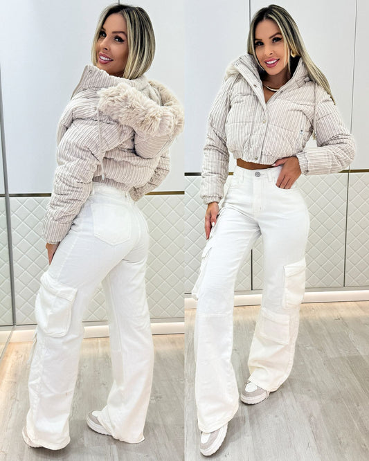 Jaqueta Puffer Amy Caqui 95967