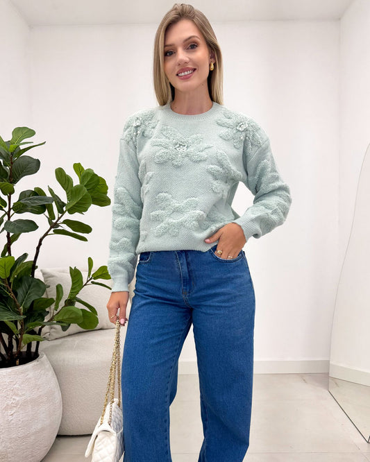 Blusa Tricô Vitoria Verde 133238