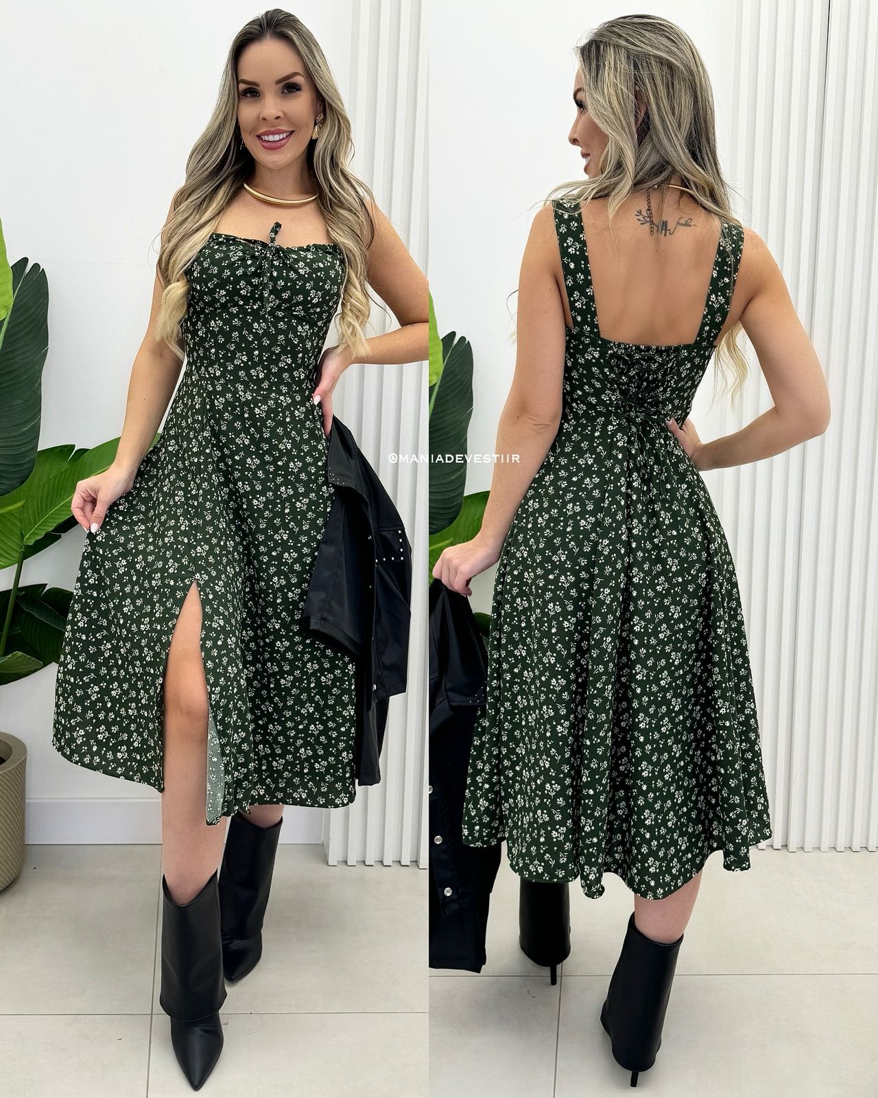 Vestido Amélia Verde 65089