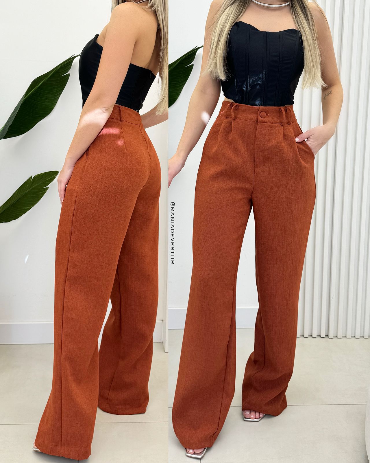 Calça Tânia Marrom 68800