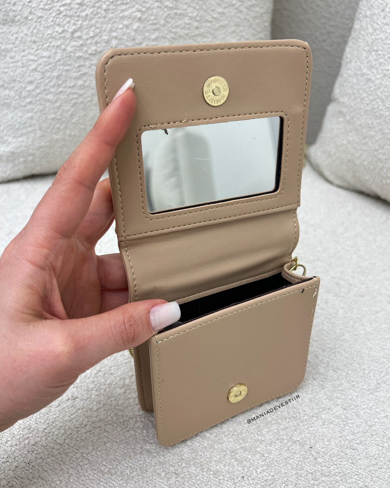 Bolsa Carteira Cassiana Bege 104735