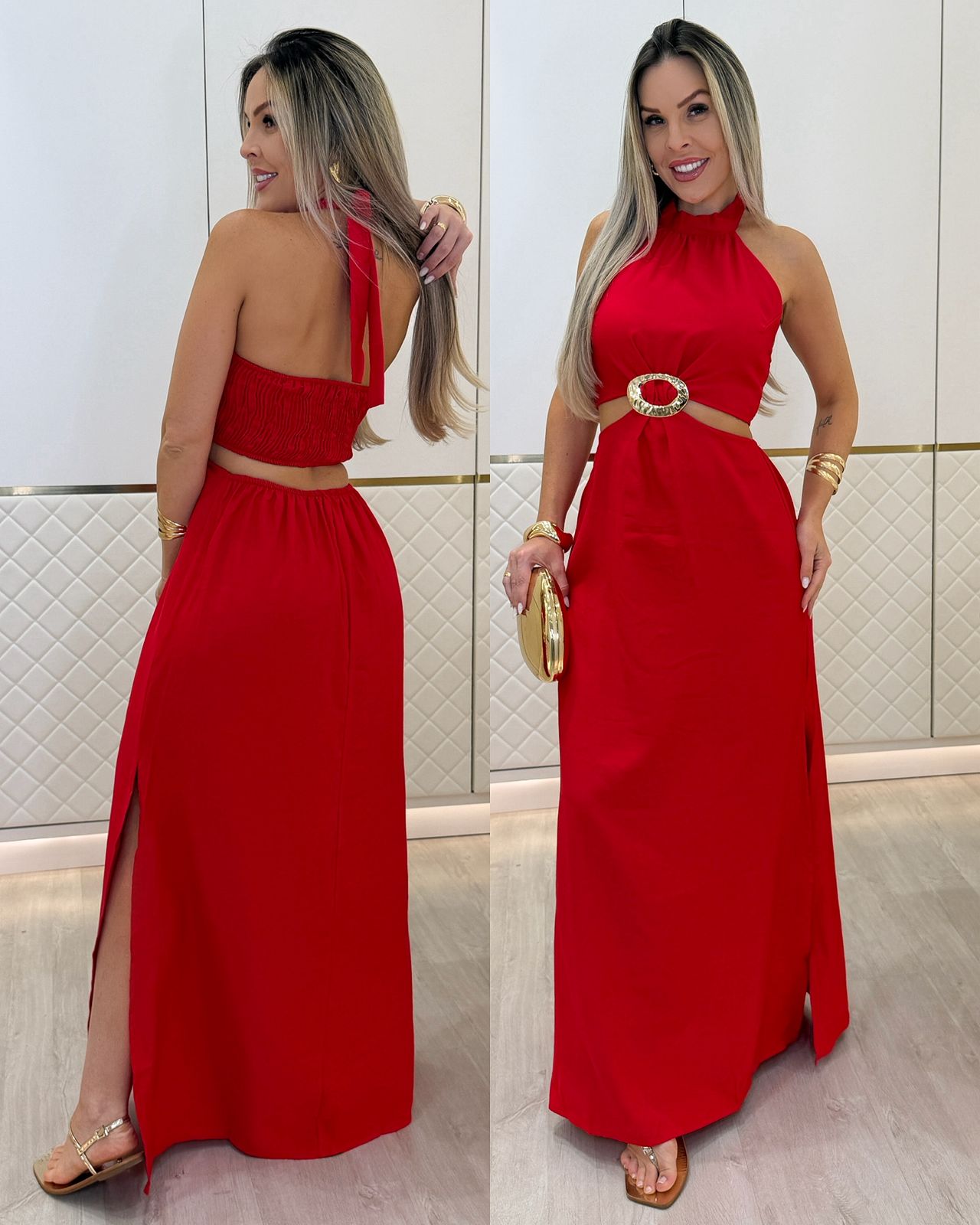 Vestido Ciara Vermelho 116197