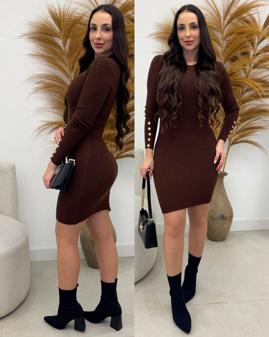 Vestido Modal Felicia Chocolate 134426