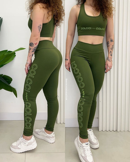 Calça Legging Colcci Verde 65195