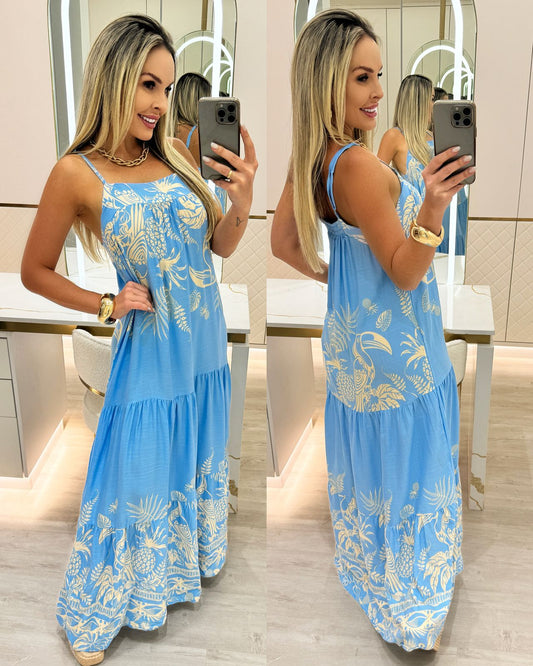 Vestido Slommy Azul 75782