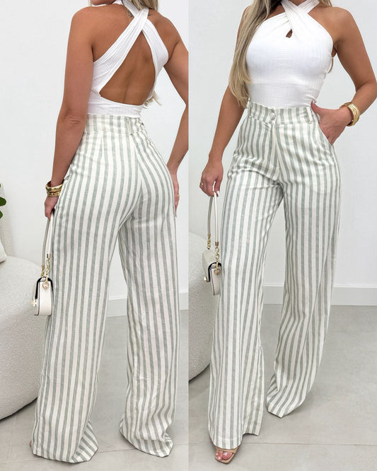 Calça Pietra Listra Verde 108285