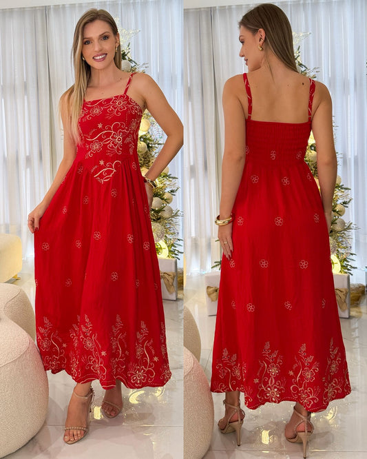 Vestido Ingrid Vermelho 119529