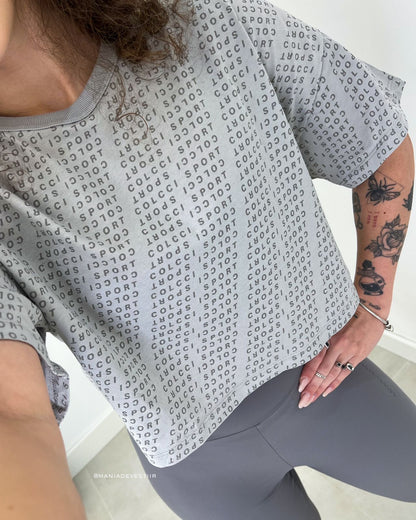 Cropped Colcci Cinza 100254
