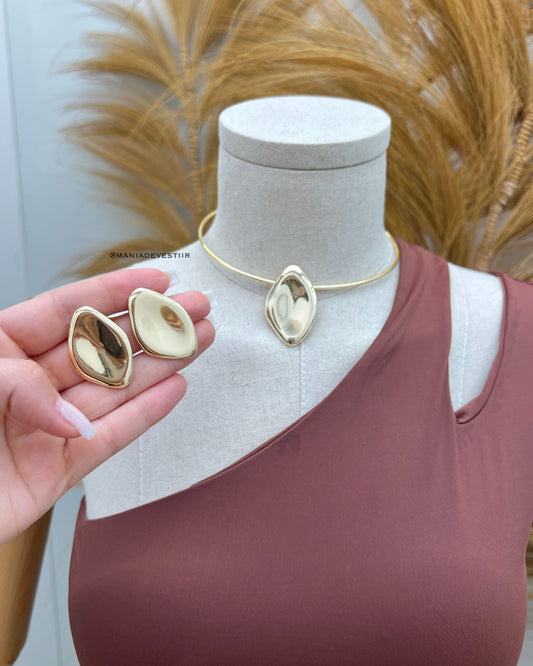 Conjunto Colar e Brinco 118081