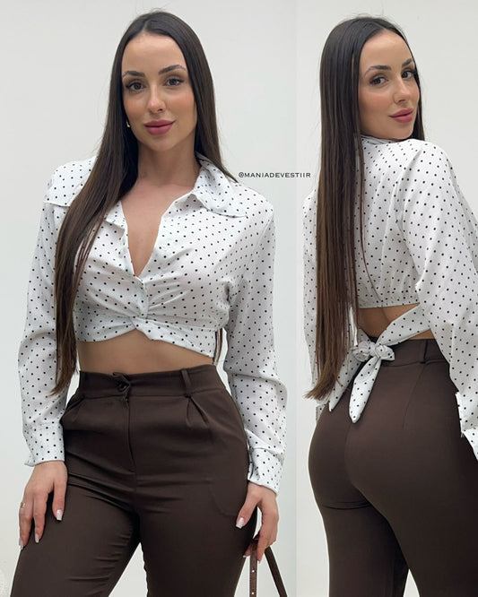 Cropped Camisa Sayuri Off 109751