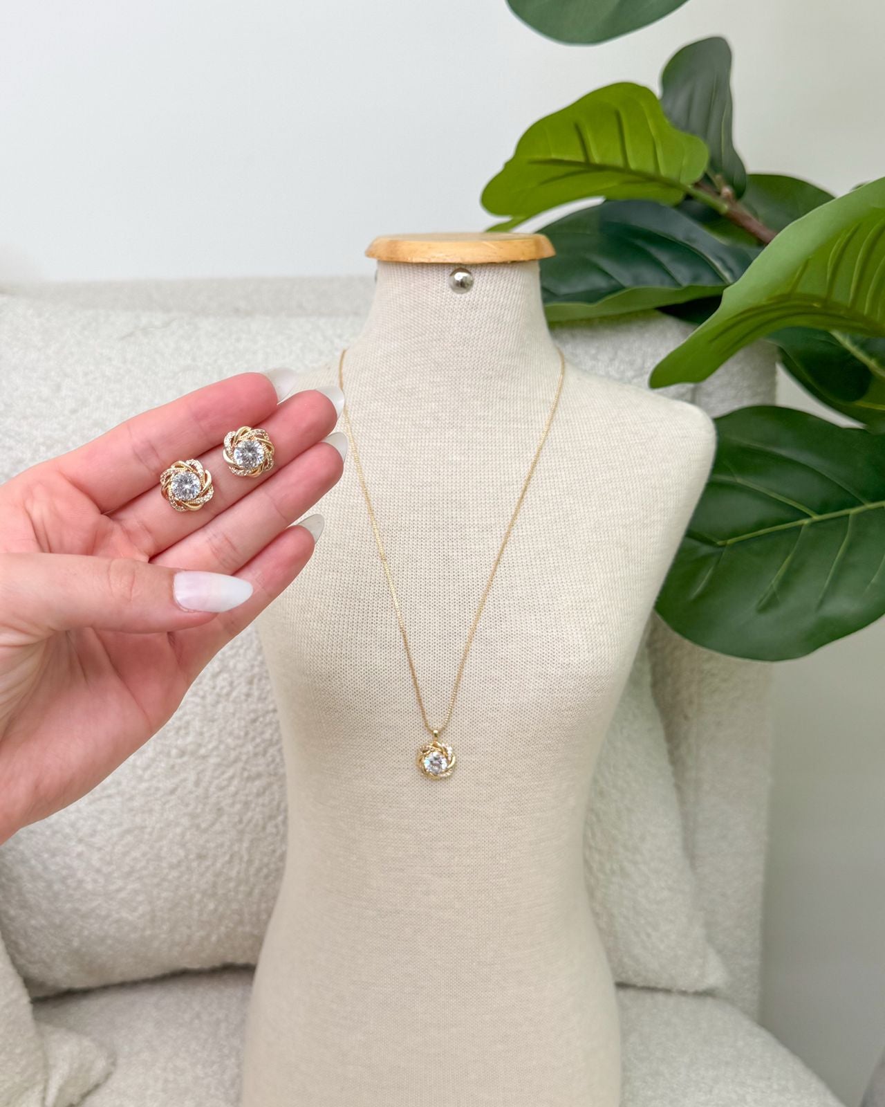 Conjunto Colar e Brinco Mania Essenza 124090