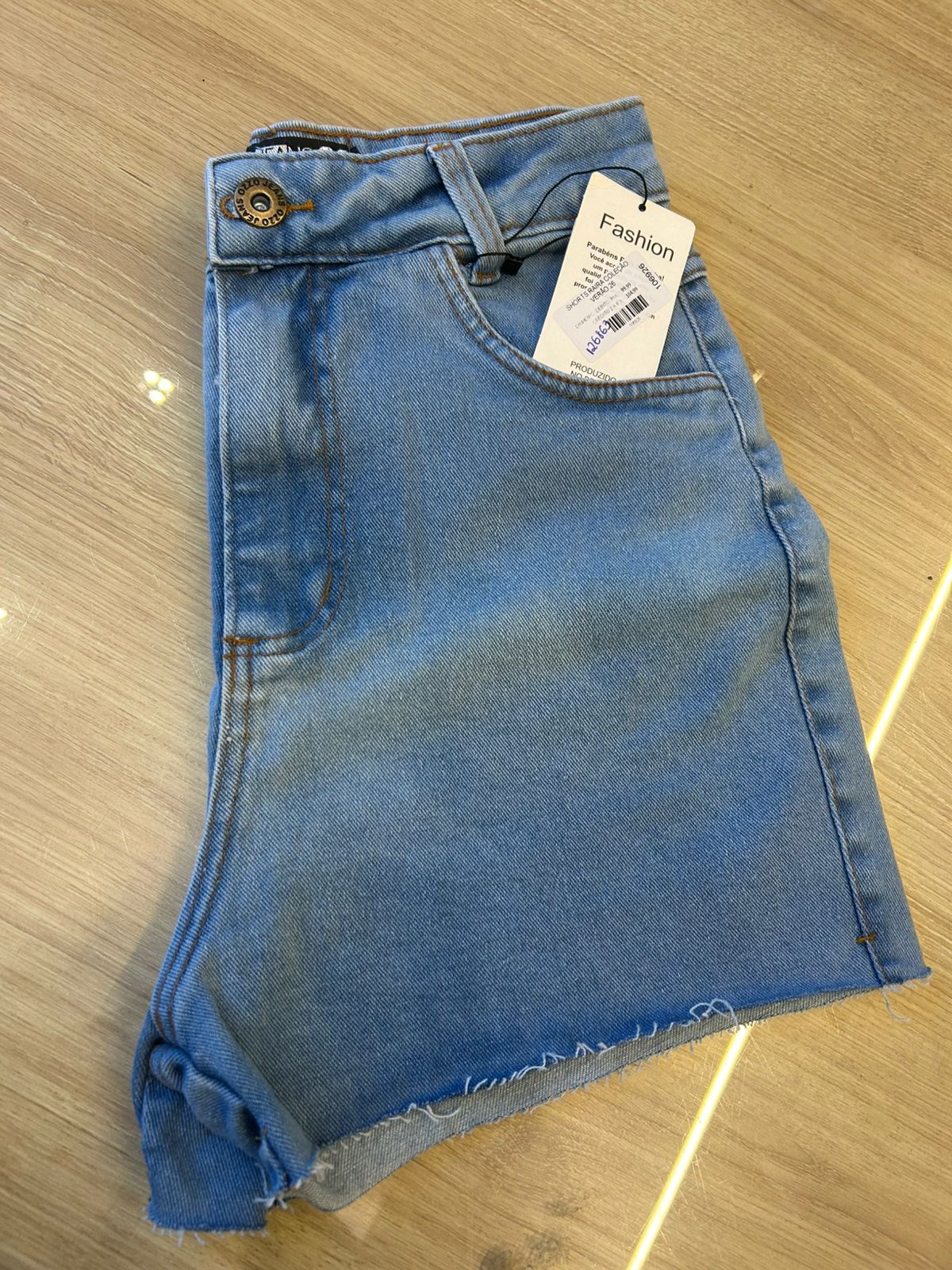 PEÇA COM DEFEITO - Shorts Jeans Raira 126863