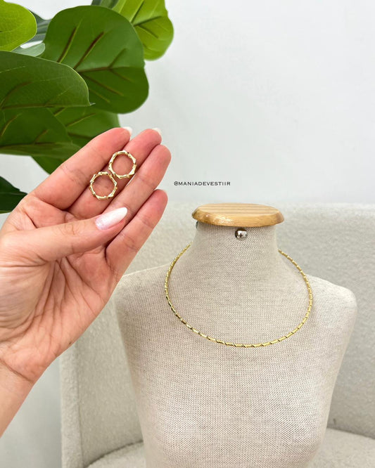 Conjunto Colar e Brinco Mania Essenza 118077