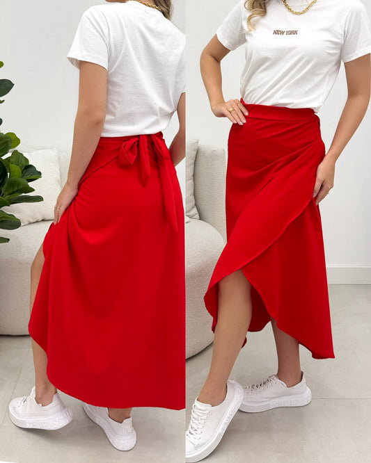 BLACK Saia Envelope Valkiria Vermelho 116369