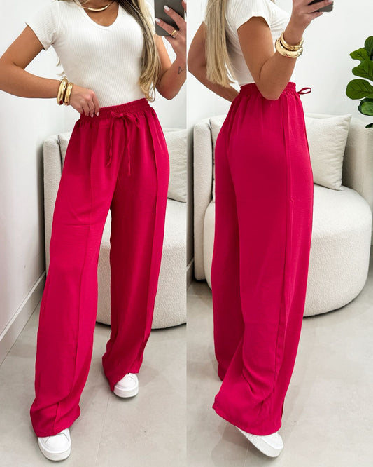 Calça Pantalona Dani Rosa Pink 109768