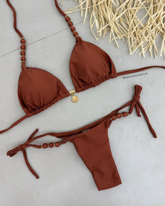 Biquíni Runna Marrom 113282