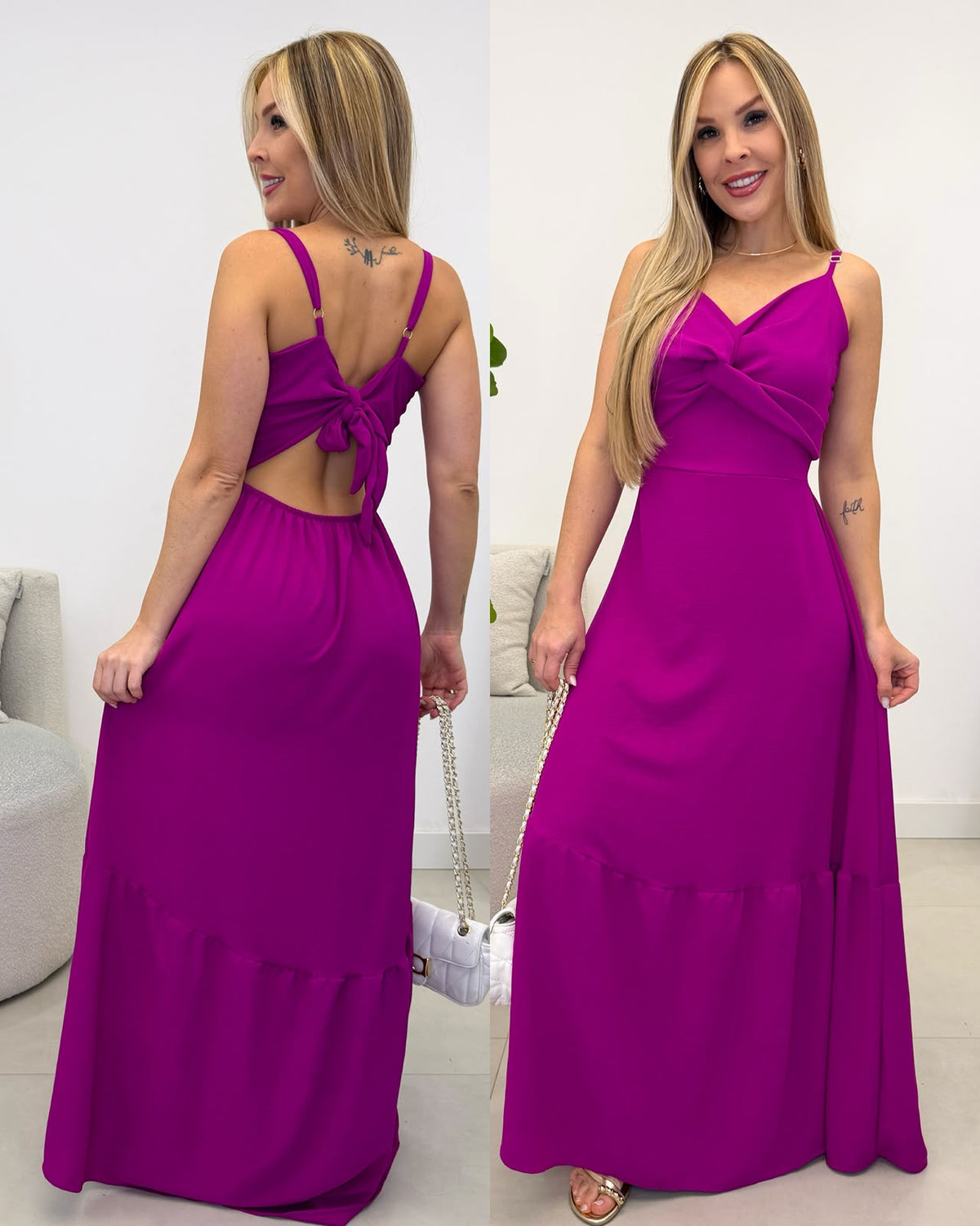 Vestido Larrisa Fucsia 137082