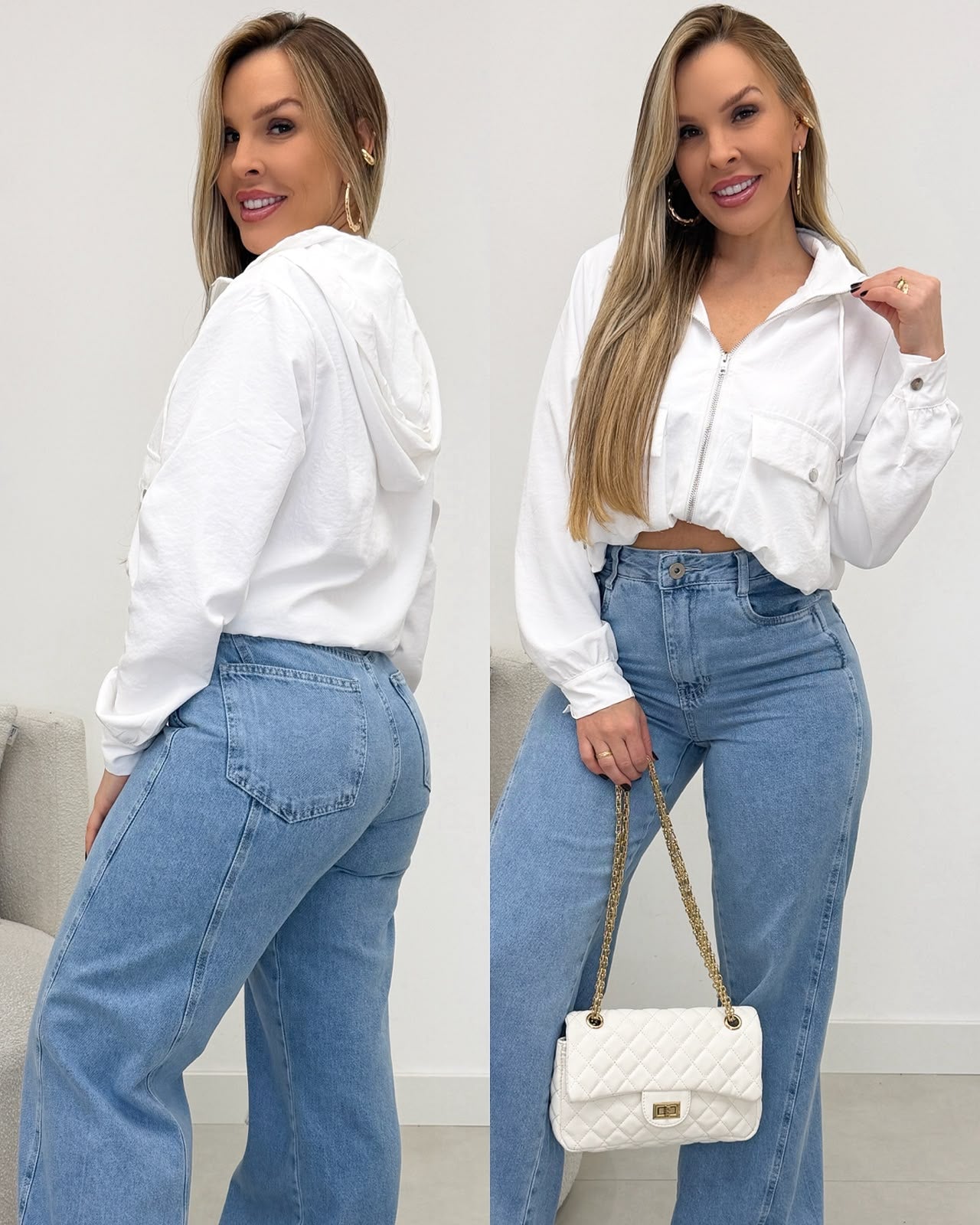 Jaqueta Corta Vento Pamela Off 135082