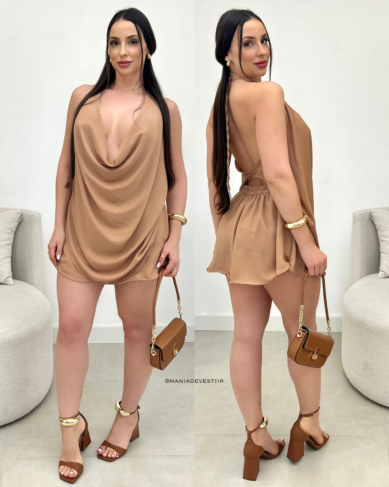 Conjunto Molly Bege Escuro 111246