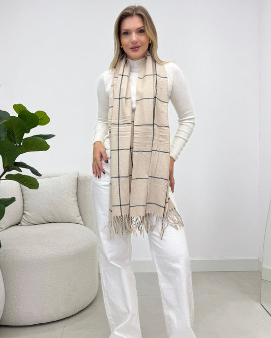 Lenço Mania Essenza Alana Bege 133992