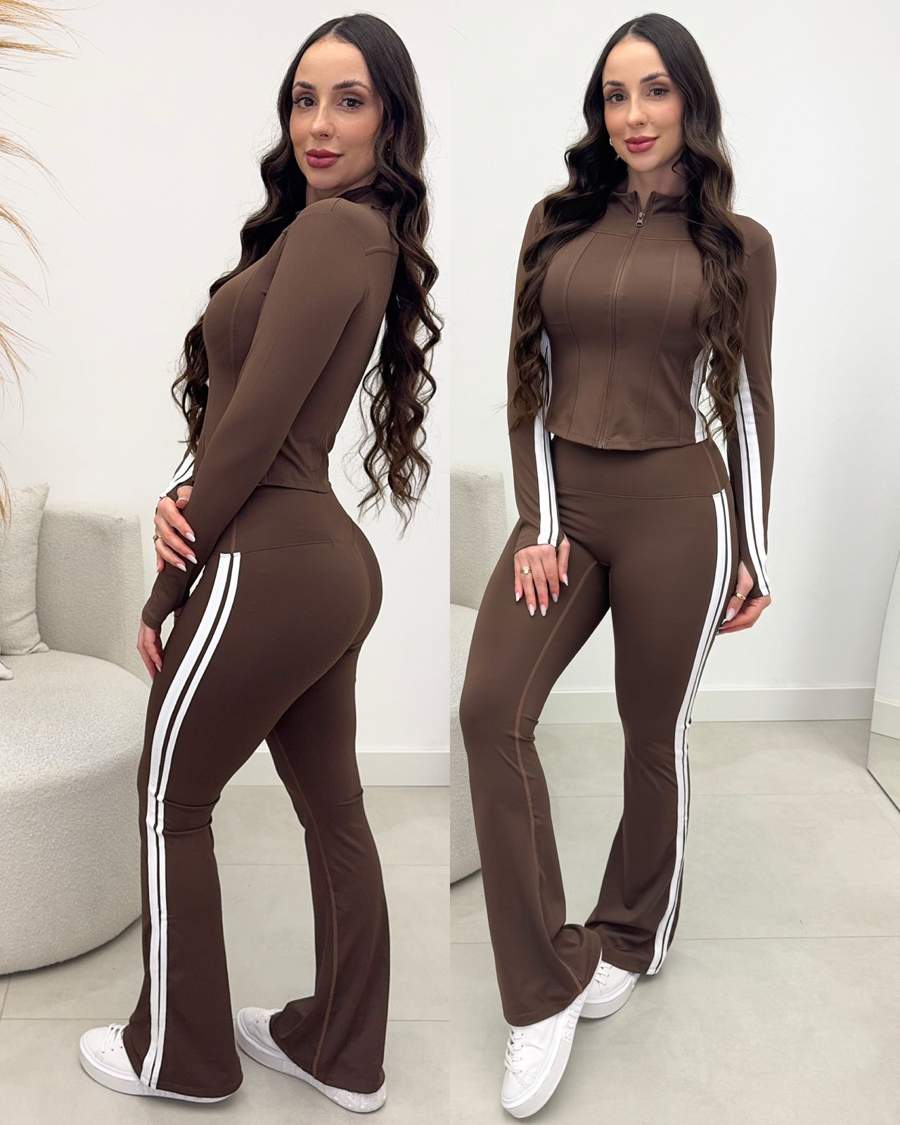 Conjunto Fitness Amélia Chocolate 134767