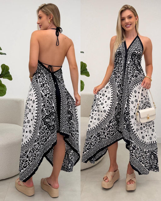 Vestido Kavya Black/Off 121299